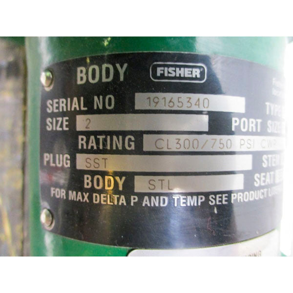 FISHER TYPE 657 ET SIZE 40 75PSI NSNP