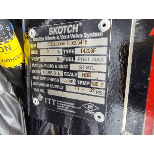ITT T4206F EVSGAS20005100 70-120PSI 2" NSMP