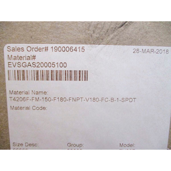 ITT T4206F EVSGAS20005100 70-120PSI 2" NSMP