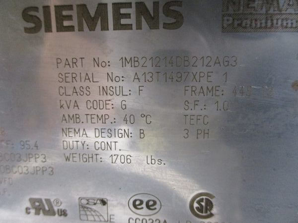 SIEMENS 1MB21214DB212AG3 460V 170.0A NSNP