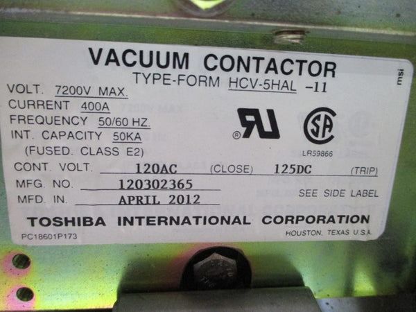 TOSHIBA LCV5010G01G01 HCV-5HAL-11 7200V 400A NSNP