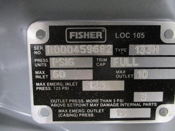 FISHER 133H 1H975827032 125PSI NSMP