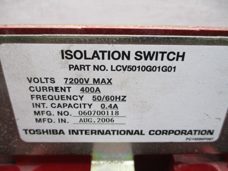 TOSHIBA LCV5010G01G01 HCV-5HAM 7200V 400A NSNP
