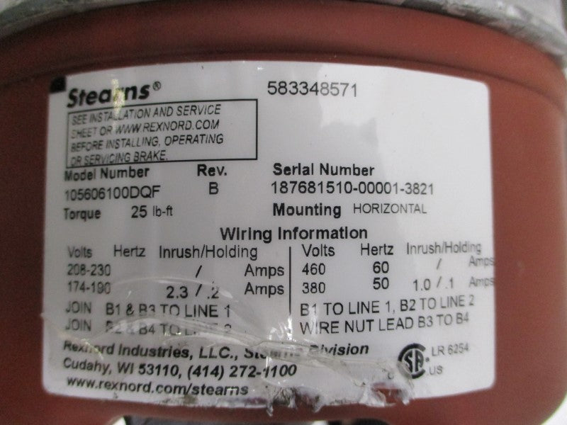 ELECTRA GEAR EL8329016.00 C145T17FC38E 105606100DQF 230/460V 5.8/2.9A NSNP