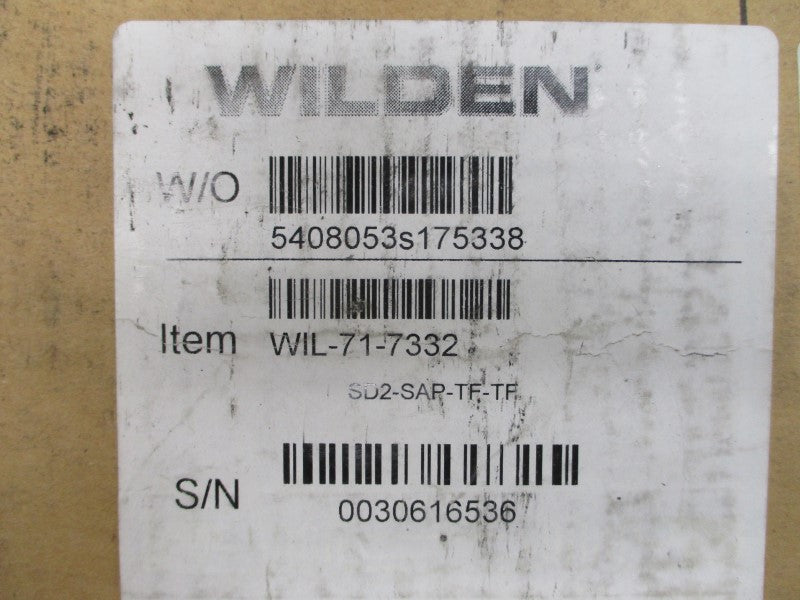 WILDEN SD2-SAP-TF-TF WIL-71-7332 NSMP