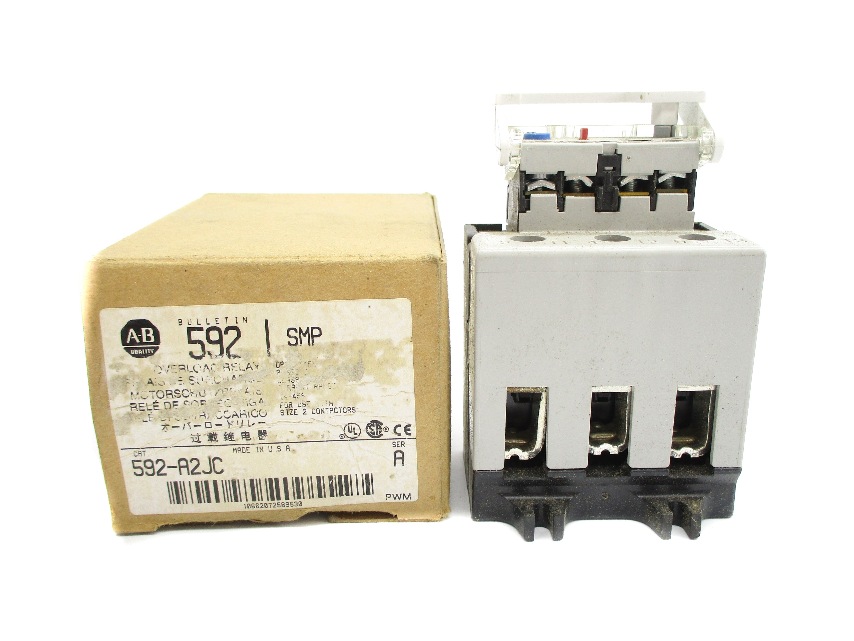 ALLEN BRADLEY 592-A2JC SER. A 14-45A (BR/WH) NSMP