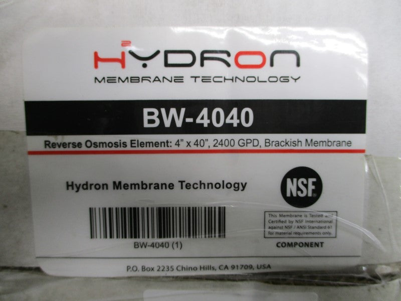 HYDRON BW-4040 4"X40" NSMP