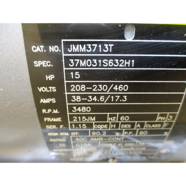 BALDOR JMM3713T 208-230/460V 38-34.6/17.3A NSMP