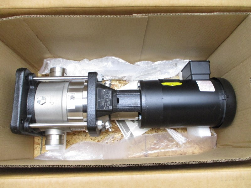 GRUNDFOS CRN10-2 A-P-A-V-HQQV-GX2 W/ BALDOR 84Z04051 208-230/460V 4.3-4/2A NSMP