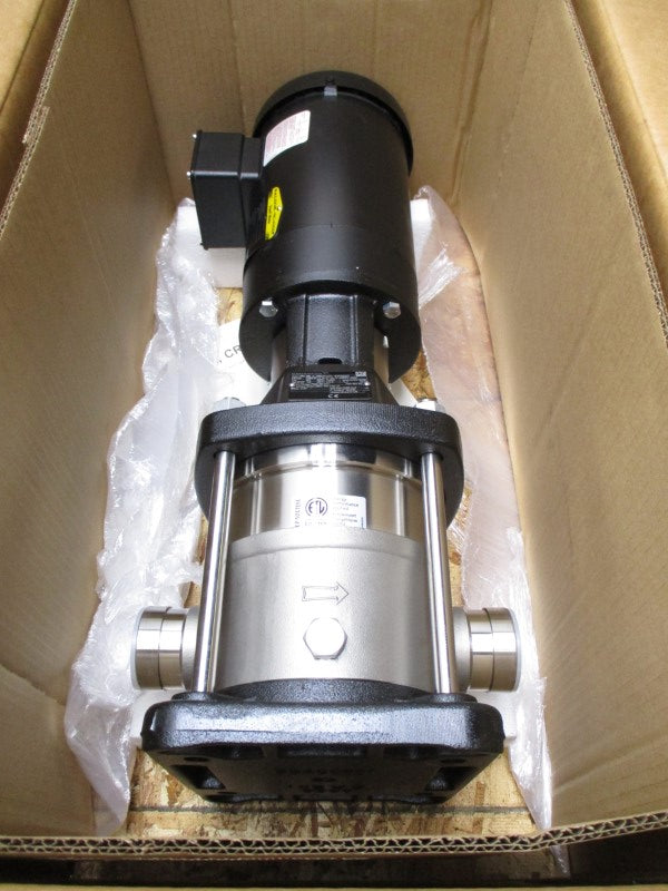 GRUNDFOS CRN10-2 A-P-A-V-HQQV-GX2 W/ BALDOR 84Z04051 208-230/460V 4.3-4/2A NSMP
