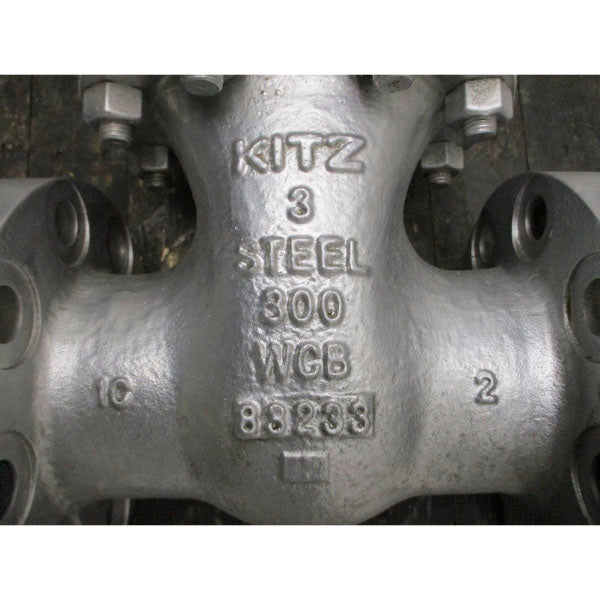 KITZ GATE VALVE WCB B16.34/API600 300SCLS CR13 DN80 740PSI 3" NSNP