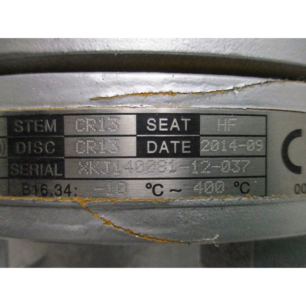 KITZ GATE VALVE WCB B16.34/API600 300SCLS CR13 DN80 740PSI 3" NSNP