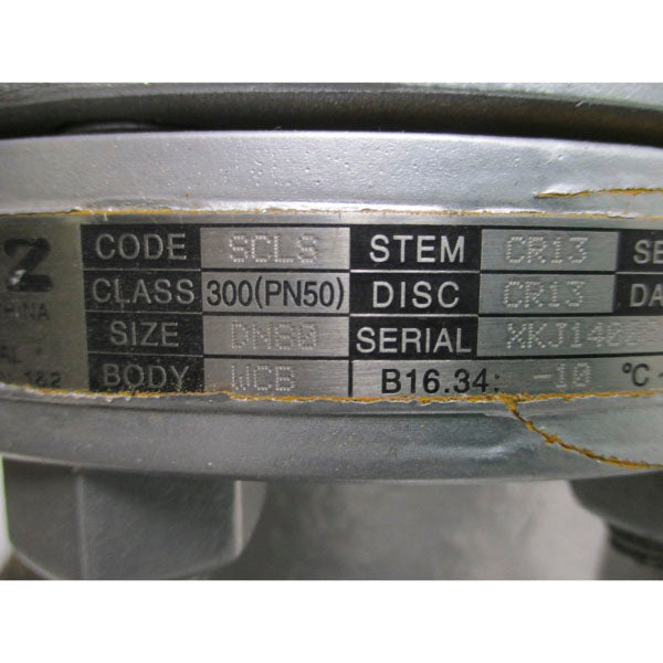 KITZ GATE VALVE WCB B16.34/API600 300SCLS CR13 DN80 740PSI 3" NSNP