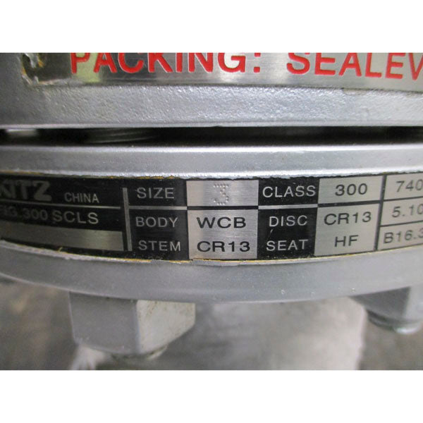 KITZ GATE VALVE WCB B16.34/API600 300SCLS CR13 DN80 740PSI 3" NSNP