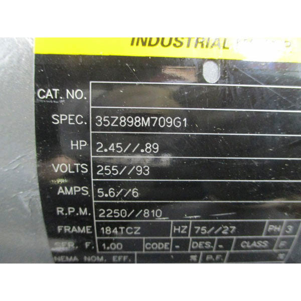 BALDOR RELIANCE 35Z898M709G1 255//93V 5.6//6A NSNP
