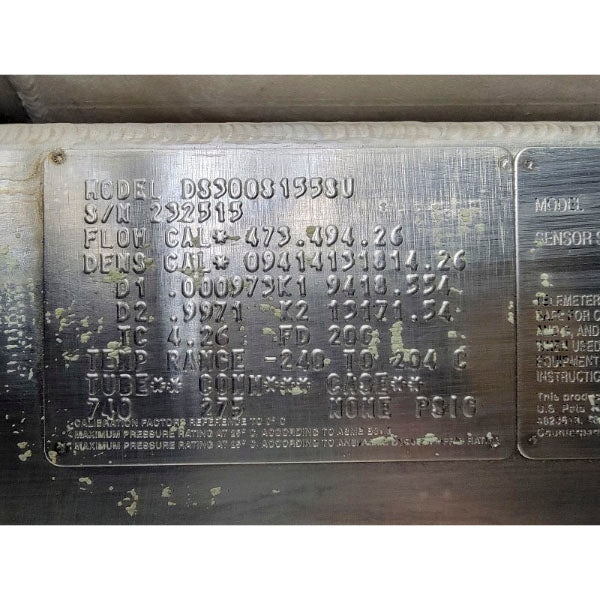 MICRO MOTION DS300S155SU 275PSI UNMP
