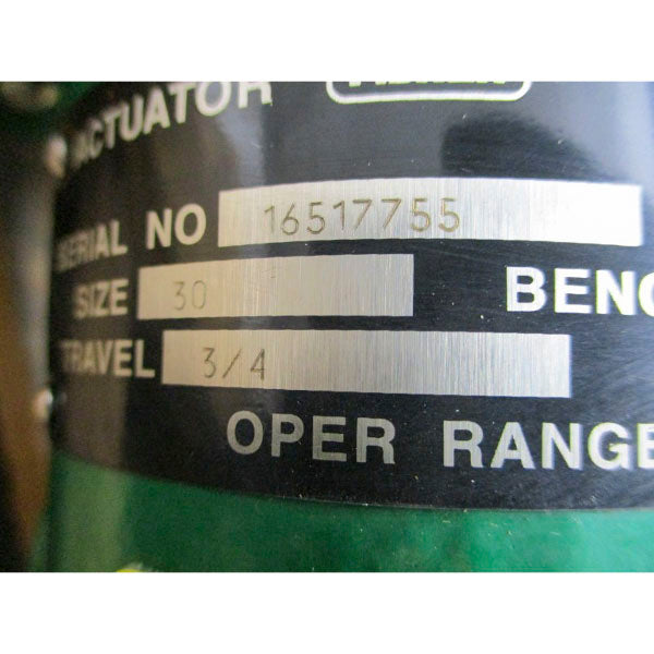 FISHER CONTROLS TYPE 657 SIZE 30 22 3-15PSI 30" NSNP