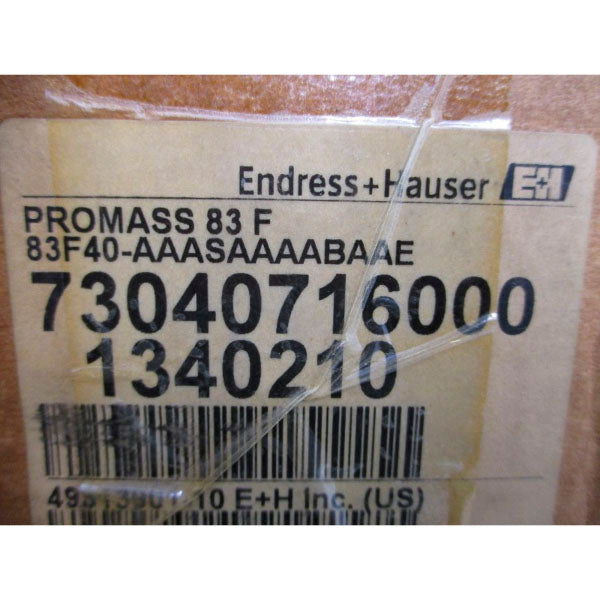 ENDRESS+HAUSER 83F40-AAASAAAABAAE 85-260VAC NSMP