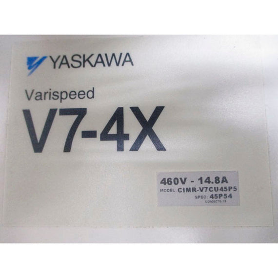 YASKAWA CIMR-V7CU45P5 460V 14.8A NSMP