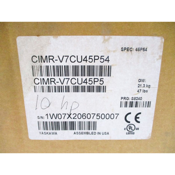 YASKAWA CIMR-V7CU45P5 460V 14.8A NSMP