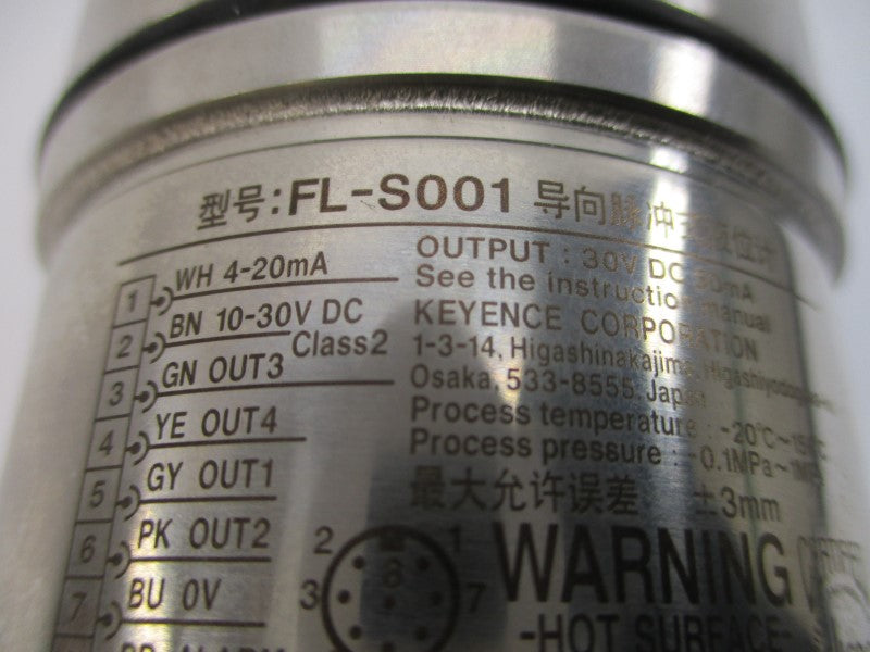 KEYENCE FL-S001 10-30VDC (AS PICTURED) NSNP