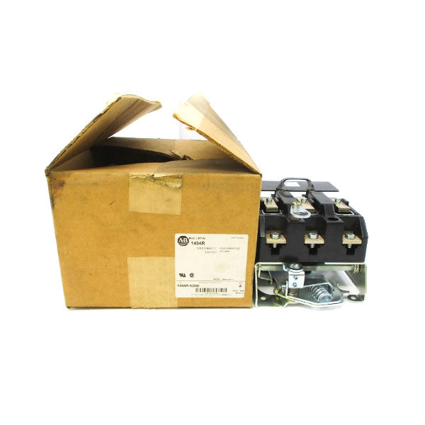 ALLEN BRADLEY 1494R-N200 SER. A 600V 200A (BR/WH) NSMP