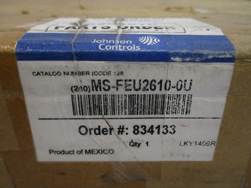JOHNSON CONTROLS MS-FEU2610-0U 24VAC 0.6A NSMP