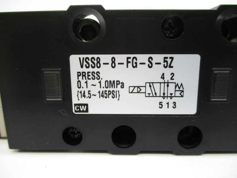 SMC VSS8-8-FG-S-5Z 14.5-145PSI (PKG OF 2) NSMP