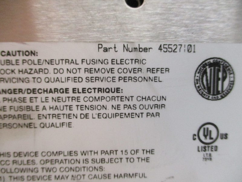 RICE LAKE WEIGHING SYSTEMS IQ+710-2A 45527I01 115VAC 160A NSNP
