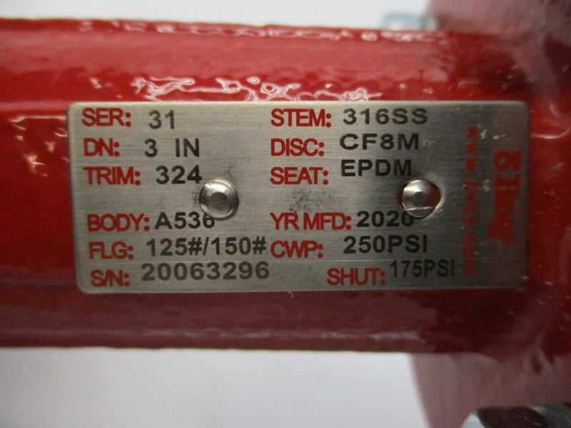 BRAY CONTROLS 92-0830-11310-532 175PSI NSNP