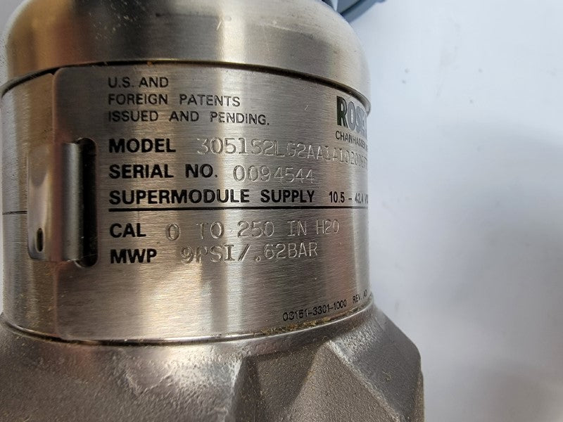 ROSEMOUNT 3051S2LG2AA1A1020DEF71CB40M5 10.5-42.4VDC 9PSI NSMP