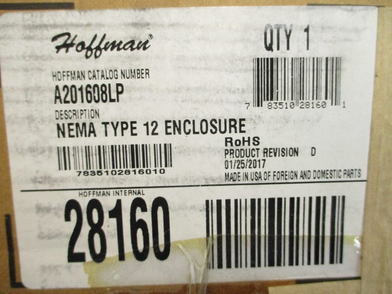 HOFFMAN A201608LP NSMP