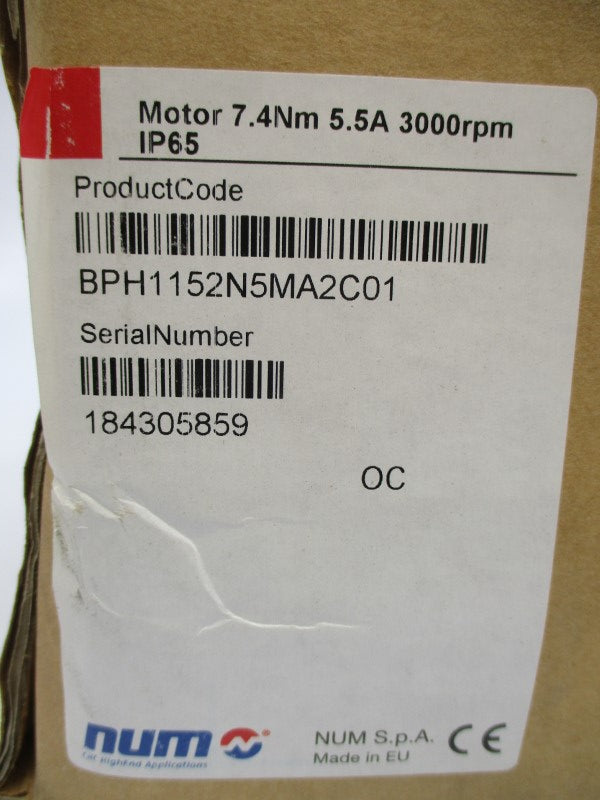 NUM BPH1152N5MA2C01 480VAC 5.5A NSMP
