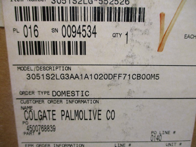 ROSEMOUNT 3051S2LG3AA1A1020DFF71CB00M5 10.5-42.4VDC 36PSI NSMP