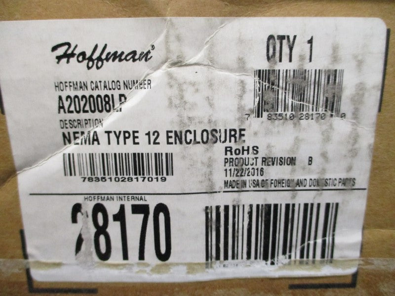 HOFFMAN A202008LP NSMP