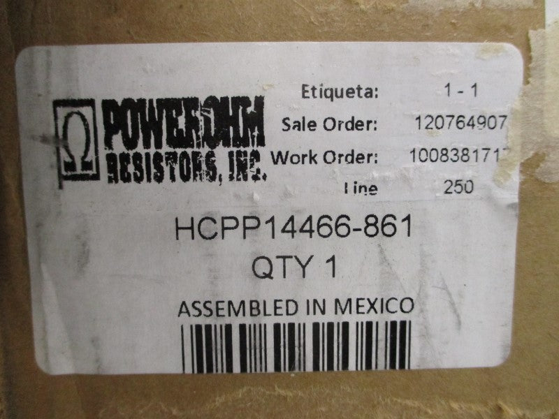 POWEROHM RESISTORS HCPP14466-861 URS000379 20.08A NSMP