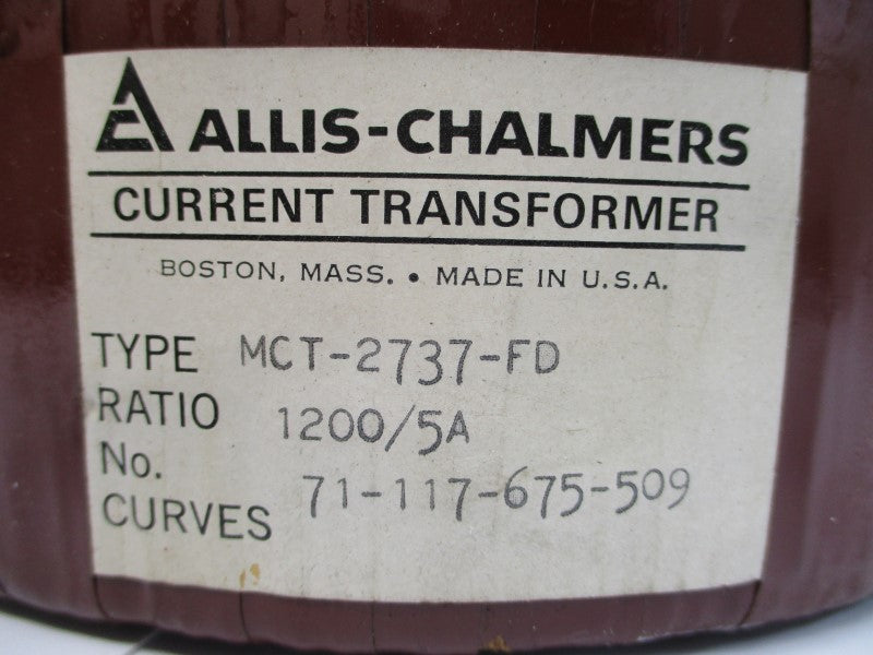 ALLIS-CHALMERS MCT-2737-FD 71-117-675-509 NSNP