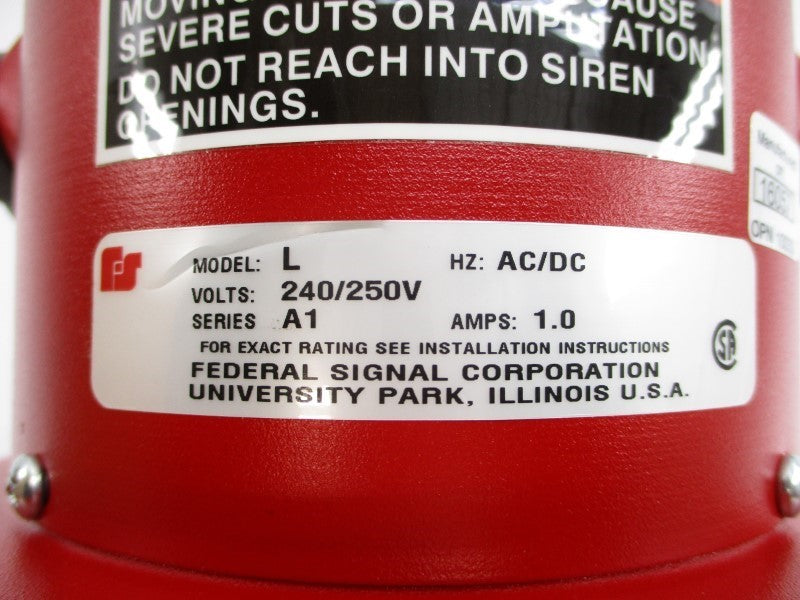 INDUSTRIAL SPARE PART L-240 SER. A1 240VAC/DC 1.0A NSMP