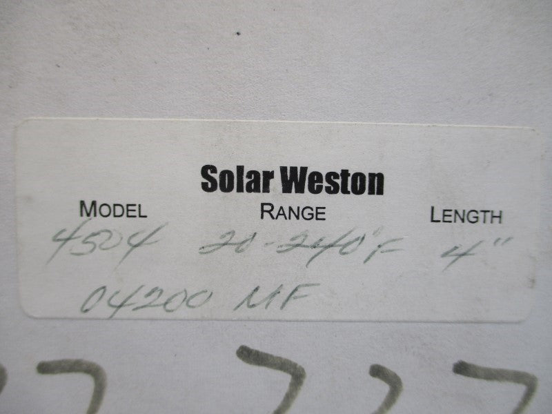 SOLAR WESTON 4504 04200MF 20/240'F 4" NSMP