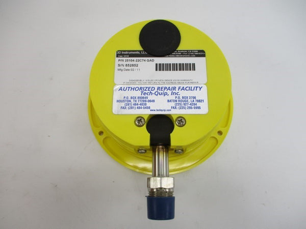 3D INSTRUMENTS 25104-22C74GAD 60PSI NSMP