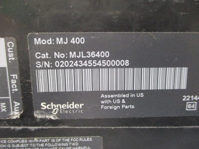 SQUARE D MJL36400 SER. 2 600V 400A NSNP