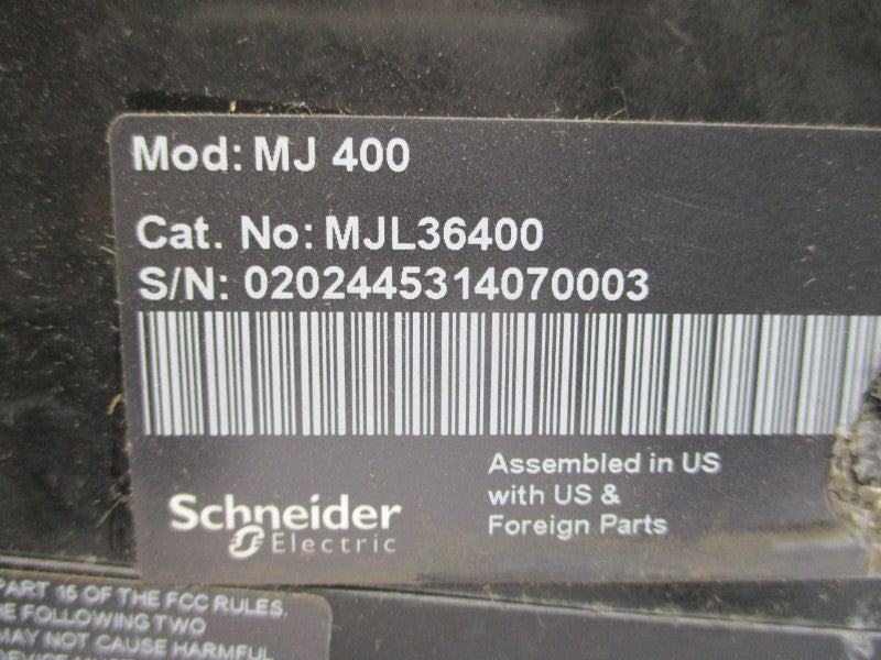 SQUARE D MJL36400 SER. 2 600V 400A NSNP