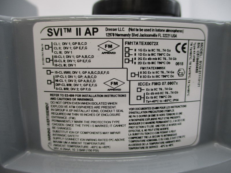 BAKER HUGHES SVI2-21113121 SVI-II 30V 150PSI NSMP