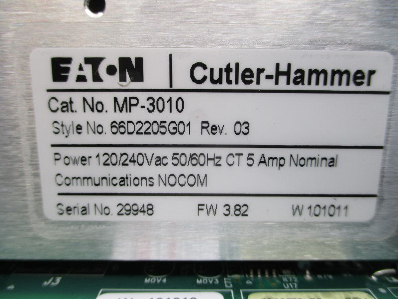 EATON MP-3010 120/240VAC 5A NSMP