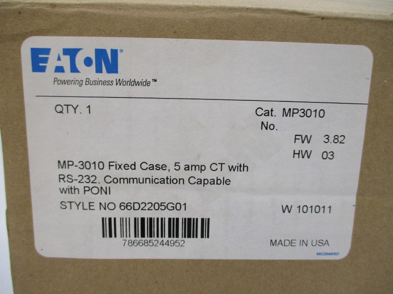EATON MP-3010 120/240VAC 5A NSMP