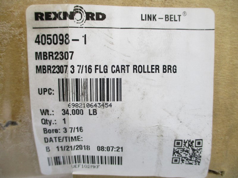 REXNORD MBR2307 405098-1 3-7/16" NSMP