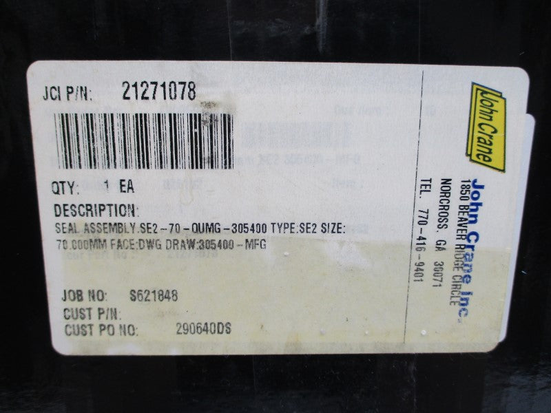 JOHN CRANE SE2-70-QUMG-305400 NSMP