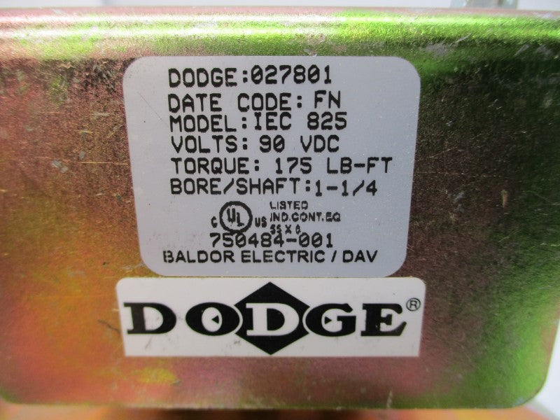 DODGE 027801 IEC825 90VDC 1-1/4" NSMP