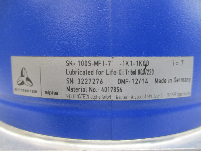 WITTENSTEIN SK+100S-MF1-7-1K1-1K00 4017854 NSNP