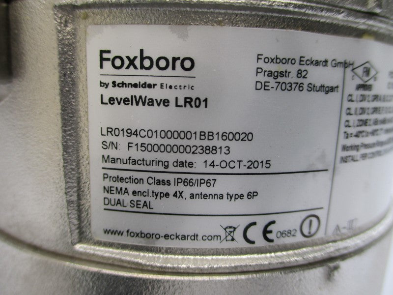 FOXBORO LR0194C01000001BB160020 LEVELWAVELR01 NSNP
